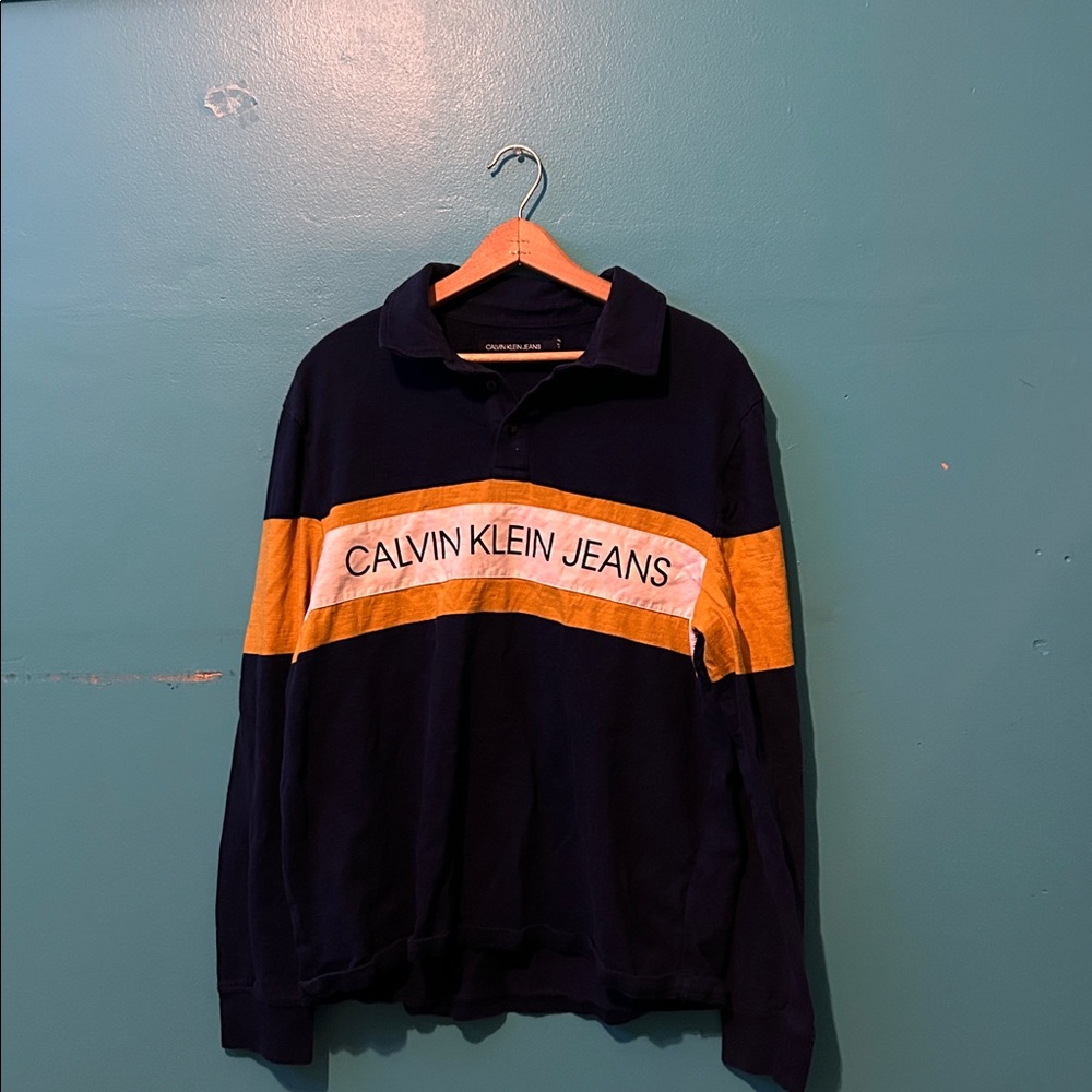 Calvin Klein Jeans Navy Blue Top